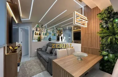 Cobertura com 2 dormitórios à venda, 90 m² por r$ 615.000,00 - campestre - santo andré/sp