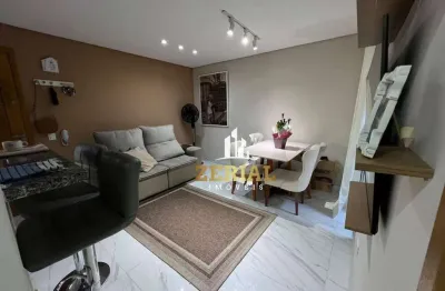 Apartamento garden com 2 dormitórios à venda, 75 m² por r$ 570.000,00 - campestre - santo andré/sp