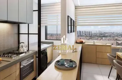Apartamento com 2 dormitórios à venda, 44 m² por R$ 435.797,00 - Casa Branca - Santo André/SP