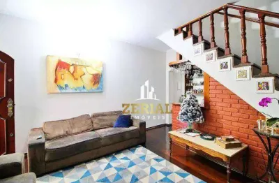 Sobrado com 3 dormitórios, 100 m² - venda por R$ 800.000,00 ou aluguel por R$ 4.579,00/mês - Campestre - Santo André/SP