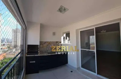 Apartamento com 3 dormitórios, 96 m² - venda por R$ 883.000,00 ou aluguel por R$ 5.345,00/mês - Vila Scarpelli - Santo André/SP