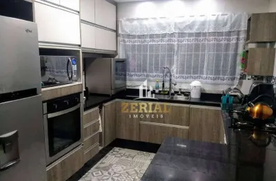 Sobrado com 3 dormitórios à venda, 105 m² por r$ 640.000,00 - santa maria - santo andré/sp