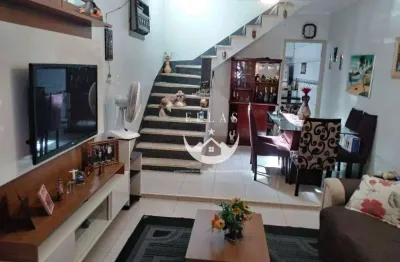 Sobrado com 3 dormitórios à venda, 124 m² por r$ 424.000,00 - vila cascatinha - são vicente/sp