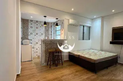 Kitnet com 1 dormitório para alugar, 39 m² por R$ 2.100,00/mês - Embaré - Santos/SP