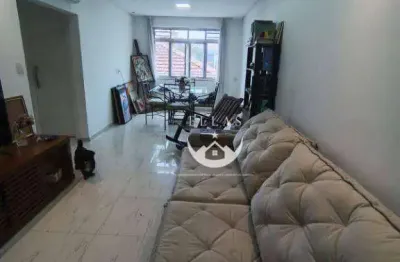 Apartamento reformado com 2 dormitórios à venda, 81 m² por r$ 480.000 - ponta da praia - santos/sp