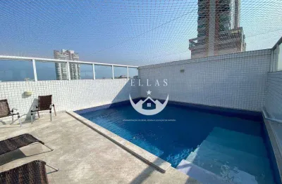 Apenas 1 quadra da praia, com vista mar de todos ambientes, esse apartamento dúplex vai lhe s urpreender! por r$ 1.750.000 - boqueirão - santos/sp