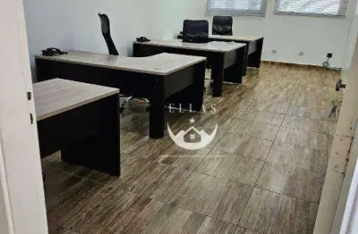 Sala comercial mobiliada para alugar – rua braz cubas, santos