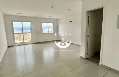 Sala comercial para alugar, 42 m² por r$ 2.000/mês - vila matias - santos/sp
