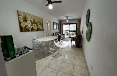 Apartamento com 2 dormitórios à venda, 110 m² por r$ 595.000,00 - praia das pitangueiras - guarujá/sp