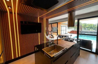 Apartamento com 3 dormitórios à venda, 216 m² por r$ 2.800.000,00 - praia das pitangueiras - guarujá/sp