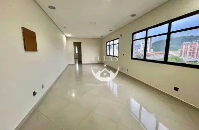 Sala comercial com 2 salas para alugar na Avenida Washington Luís, Vila Mathias, Santos