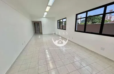Sala comercial com 2 salas para alugar na Avenida Washington Luís, Vila Mathias, Santos