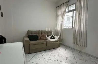 Apartamento com 1 dormitório, 50 m² - venda por r$ 360.000,00 ou aluguel por r$ 2.900,00/mês - boqueirão - santos/sp