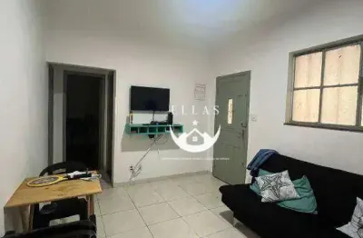 Apartamento térreo mobiliado para locação – 2 dormitórios | marapé – santos/sp