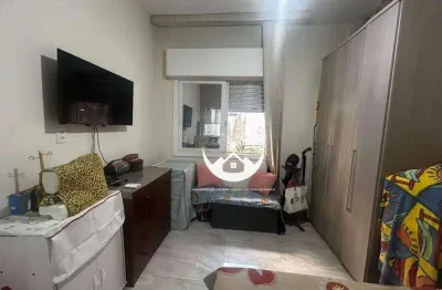 Venda – kitnet reformada na quadra da praia – boqueirão, santos/sp