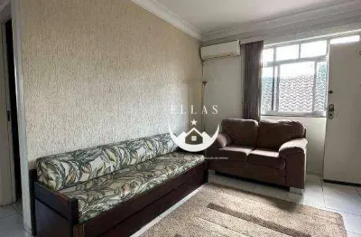 Locação – apartamento mobiliado com 2 dormitórios – estuário/embaré, santos/sp