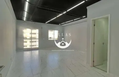 Sala comercial para alugar, 42 m² por r$ 2.000/mês - vila matias - santos/sp