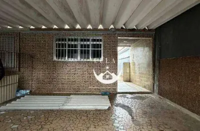 Casa com 1 dormitório para alugar, 72 m² por r$ 1.700/mês - bom retiro - santos/sp