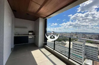 Apartamento com 1 dormitório para alugar, 54 m² por r$ 5.300/mês - boqueirão - santos/sp