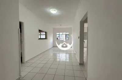 Apartamento com 1 dormitório para alugar, 51 m² por R$ 2.800,00/mês - Vila Matias - Santos/SP