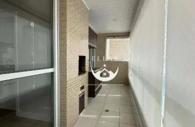 Apartamento com 2 dormitórios para alugar, 95 m² por R$ 6.500,00/mês - Pompéia - Santos/SP