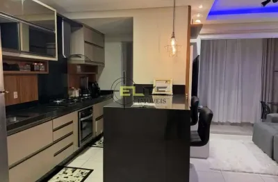 Apartamento à venda, mobiliado de 2 dormitórios, sacada com churrasqueira no rio caveiras, em bigua