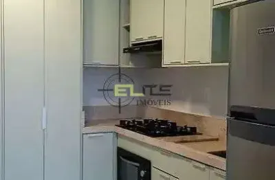 Apartamento à venda, semi-mobiliado de 2 dormitórios, sacada na praia de fora, em palhoça/sc