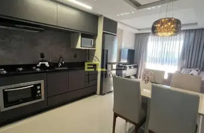 Apartamento à venda, de 2 dormitórios, sacada com churrasqueira na pedra branca, em palhoça/sc