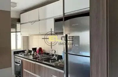 Apartamento de 2 dormitórios mobiliado, com sacada e churrasqueira em areias/são josé.