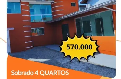 Casa com 4 quartos à venda na Rua Portimão, 151, Forquilhas, São José por R$ 570.000