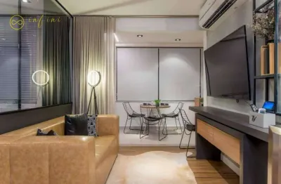 Apartamento lançamento com 1 quarto à venda, 44,72 m² por r$ 456.000 - condomínio residencial biarritz - parque campolim, sorocaba/sp