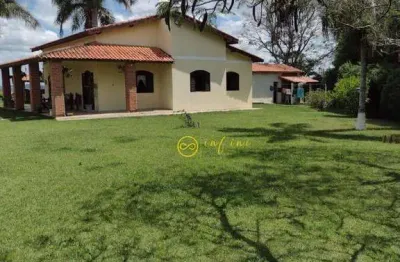 Chácara de condomínio com 5 dormitórios à venda, 10.000 m² por r$ 1.799.000 - condomínio fazenda amadeus - araçoiaba da serra/sp