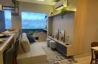 Apartamento lançamento com 2 quarto, sendo 1 suíte  à venda, 60 m² por r$ 395.041 - condomínio residencial riviera - jardim são carlos - sorocaba/sp