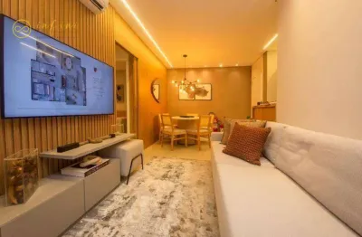 Apartamento lançamento com 2 quartos, sendo 1 suíte  à venda, 60 m² por r$ 367.028 - condomínio parque dos ingleses - sorocaba/sp