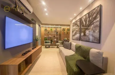 Apartamento garden lançamento com 3 quartos, sendo 1 suíte  à venda, 88 m² por r$ 665.085 - condomínio parque dos ingleses - sorocaba/sp