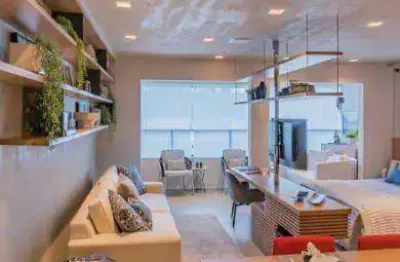 Apartamento lançamento com 1 quarto à venda, 48 m² por r$ 496.000 - condomínio residencial union planeta - além ponte - sorocaba/sp