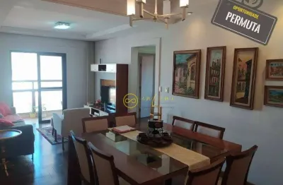 Apartamento com 3 quartos, sendo 1 suíte  à venda, 109 m² por r$ 625.000,00  - condomínio edifício santa maria - centro de sorocaba/sp