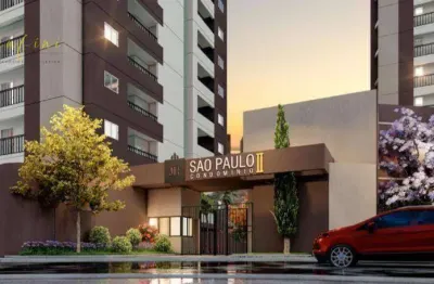 Apartamento lançamento com 2 quartos, sendo 1 suíte à venda, 52 m² por r$ 383.503 - condomínio jr são paulo ii - jardim das estrelas -sorocaba/sp