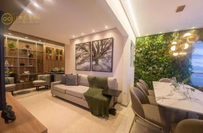 Apartamento garden lançamento com 3 quartos, sendo 1 suíte à venda, 108 m² por r$ 784.699 - condomínio parque dos ingleses - sorocaba/sp