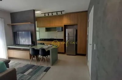 Apartamento mobiliado com 2 quartos, sendo 1 suíte à venda, 61 m² por r$ 375.000 condomínio modena residence - vila jardini - sorocaba/sp