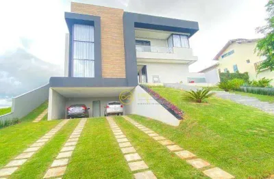 Casa de condomínio com 3 suítes, sendo 1 máster à venda, 400 m² por r$ 2.660.000 - village da serra - araçoiaba da serra/sp
