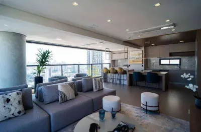 Apartamento novo mobiliado com 3 quartos, todos suítes à venda, 151 m² por r$ 2.790.000 - cone planeta - sorocaba/sp