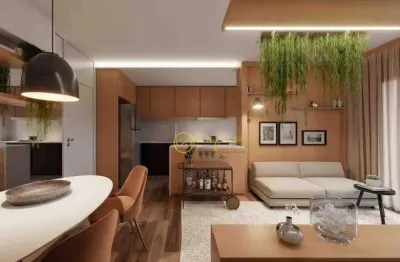 Apartamento lançamento com 2 quartos, sendo 1 suíte  à venda, 69 m² por r$ 741.000- condomínio pátio boa vista - sorocaba/sp