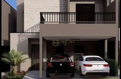 Casa lançamento  com 3 quartos, sendo 1 suíte à venda, 119 m² por r$ 836.900 - condomínio santorini - jardim vera cruz - sorocaba/sp