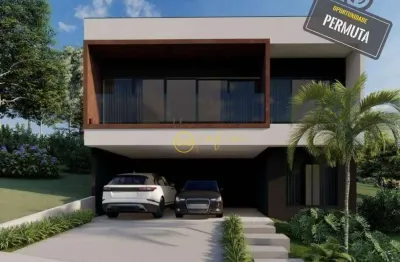 Casa nova de condomínio com 3 quartos, todos suítes à venda, 213 m² por r$ 1.800.000 - condomínio residencial vila azul - sorocaba/sp