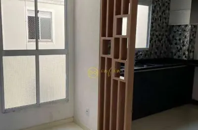 Apartamento novo com 2 quartos à venda, 42 m² por r$ 210.000 - condomínio serra do horto - caguaçu - sorocaba/sp