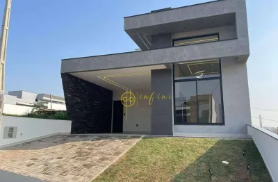 Casa nova de condomínio com 3 quartos, sendo 1 suíte à venda, 145 m² por r$ 900.000 - condomínio reserva ipanema - sorocaba/sp
