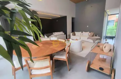 Casa mobiliada nova de condomínio com 4 quartos, sendo 4 suítes, à venda por r$ 1.950.000 - residencial aldeia da mata - votorantim/sp