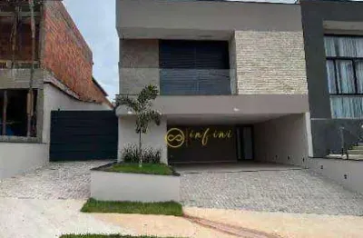 Casa Nova de Condomínio com 4 Quartos, sendo 3 Suítes à venda, 250 m² por R$ 1.950.000 - Condomínio Bouganville - Sorocaba/SP
