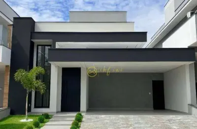 Casa nova de condomínio com 3 quartos, sendo 2 suítes à venda, 170 m² por r$ 1.330.000 - residencial ibiti reserva - sorocaba/sp